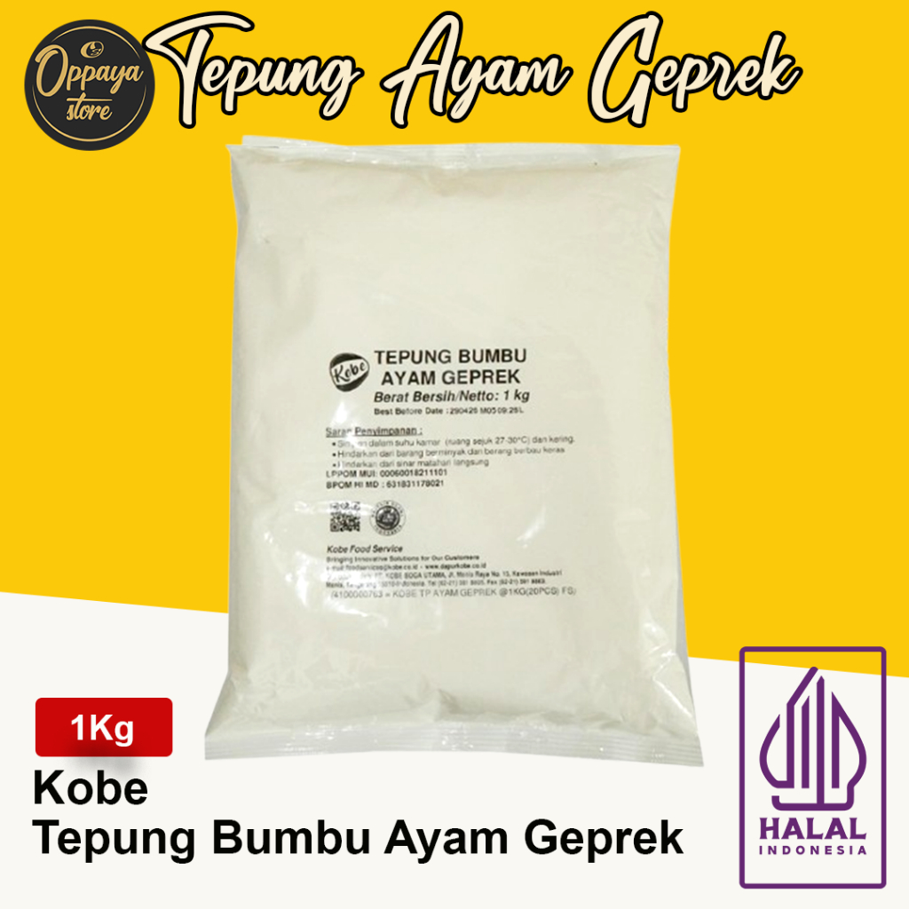 

Tepung Ayam Geprek Kobe 1Kg