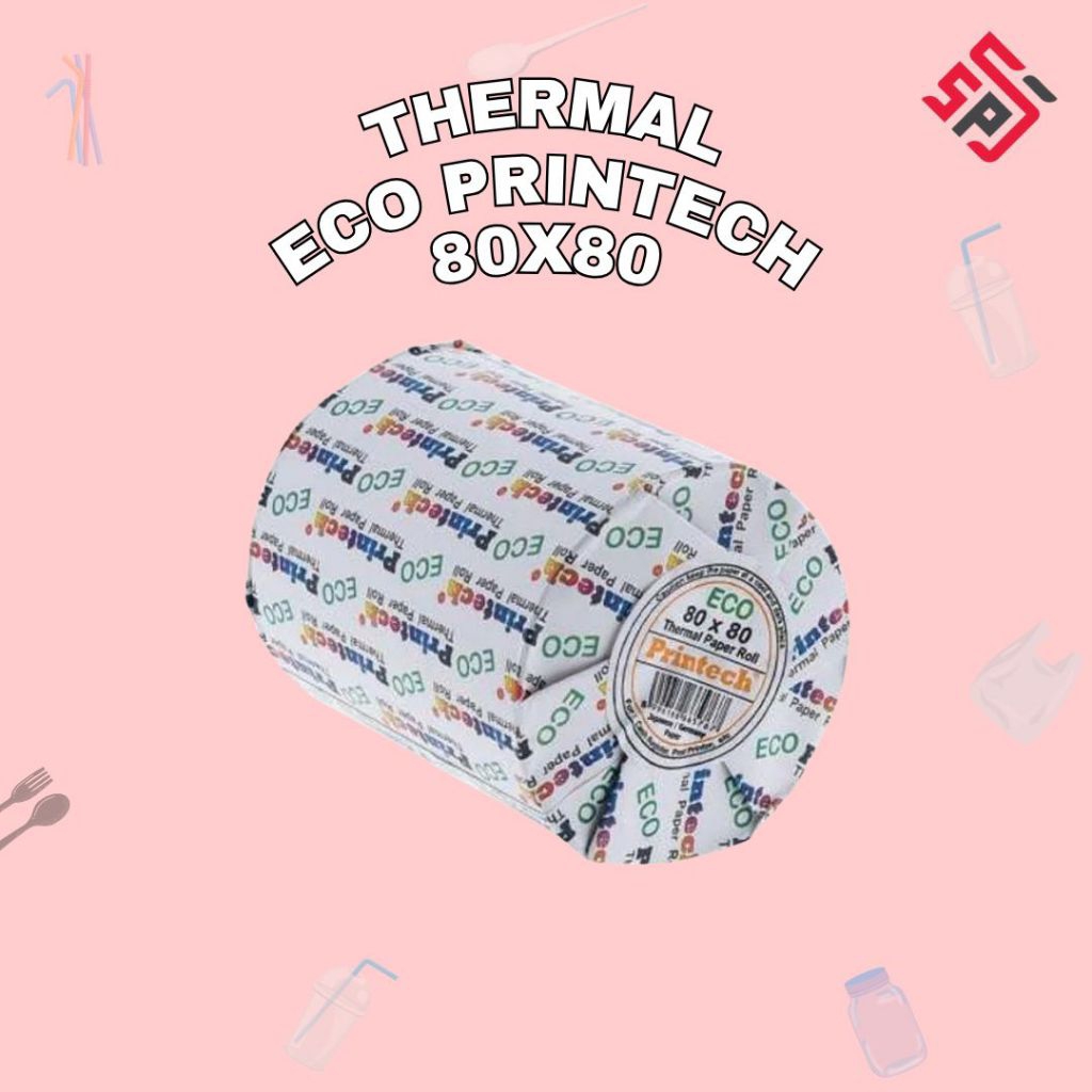 

Thermal eco printech 80x80/ 80 pcs