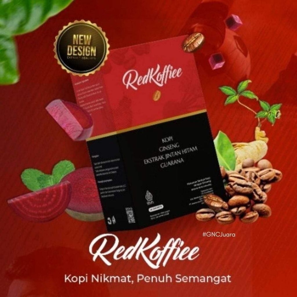Original Red Koffiee Kopi Merah Armina Daily Stamina Promil Kesehatan