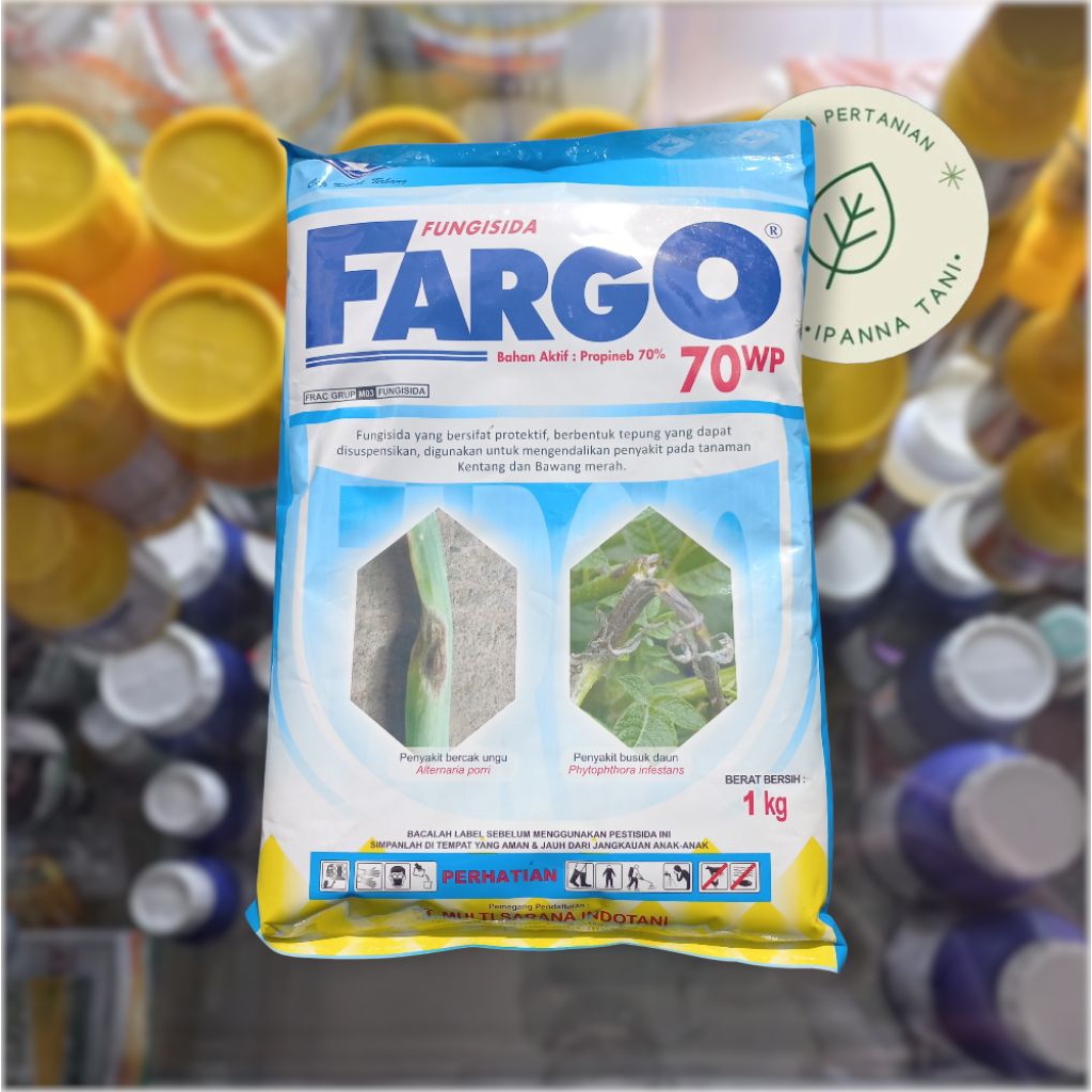 FUNGISIDA FARGO 70WP 1KG – FUNGISIDA PROTEKTIF PENGENDALI PENYAKIT PADA TANAMAN KENTANG DAN BAWANG M
