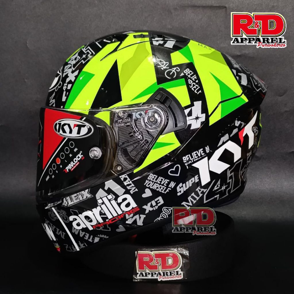 HELM KYT NFR APRILIA ESPARGARO REPAINT