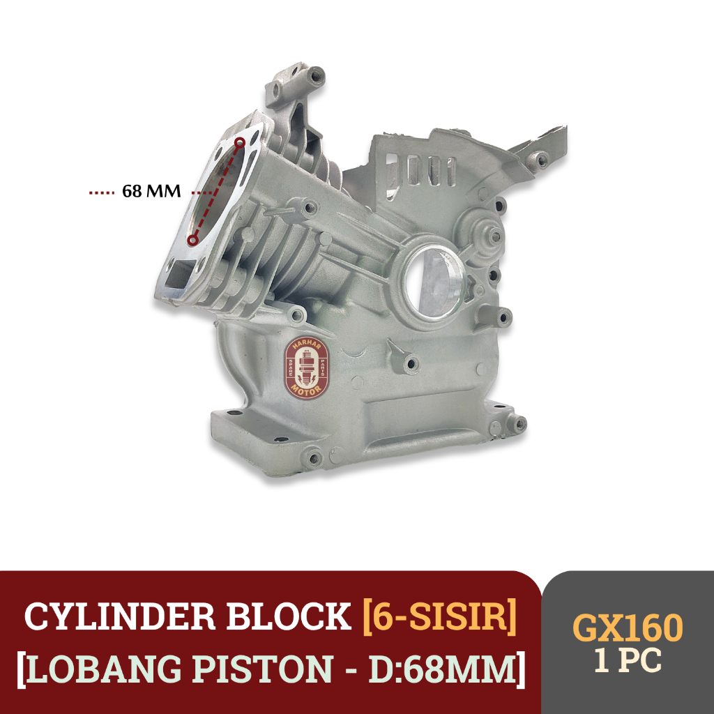 CYLINDER BLOCK GX160 BLOK MESIN GX160