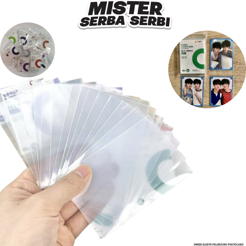 

MSS INNER SLEEVE PELINDUNG PHOTOCARD H785 PHOTOCARD PREMIUM HARD TYPE ISI 50 LEMBAR