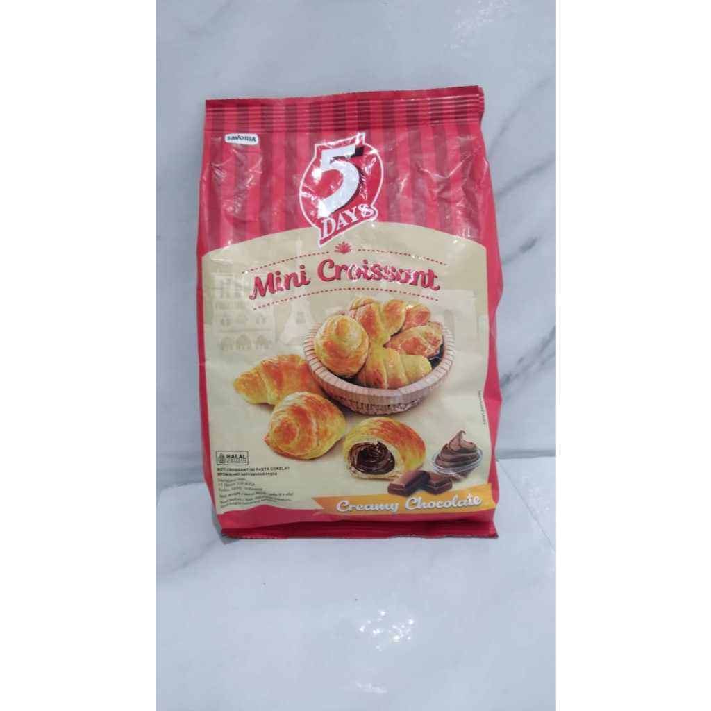 

5 Days Mini Croissant Creamy Chocolate 128gr