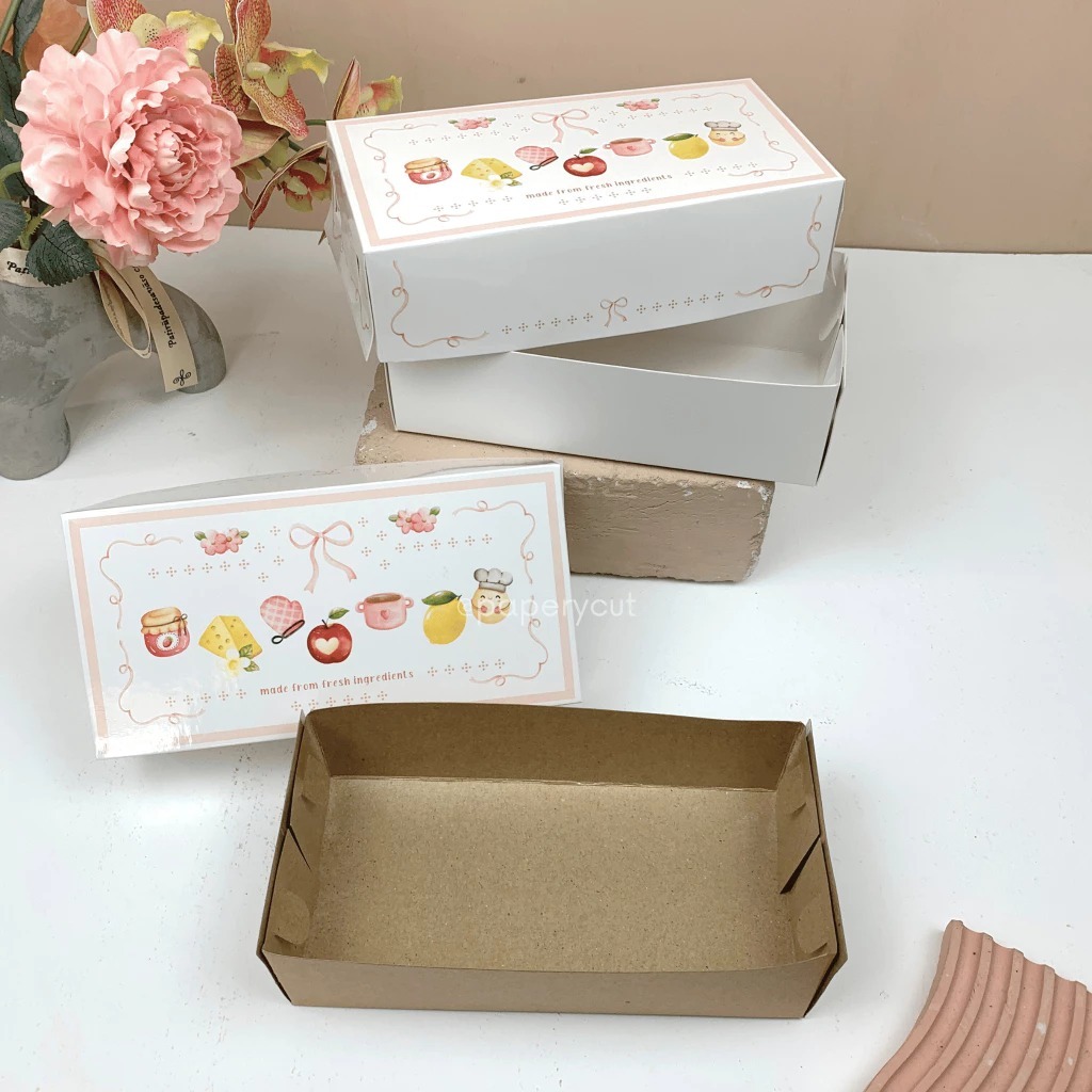 

10 Pcs Box Hampers Lebaran Cookies 20 x 10 x 6 cm Kraft