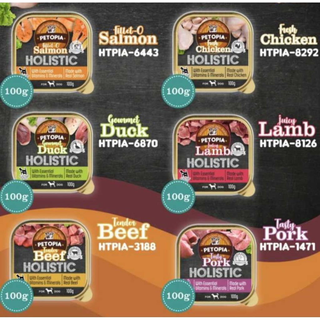 PETOPIA Dog Food 100gram - Wet Food Dog