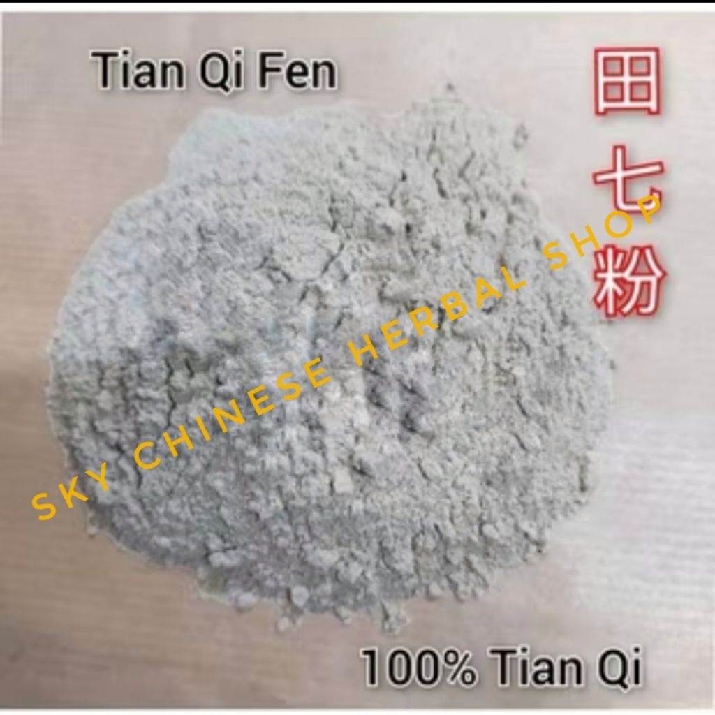 

Tepung Tian Qi HUN / NotoGinseng Powder Premium /Tian Chi San Qi Noto Ginseng ASLI TANPA CAMPURAN Tien Cit Chi