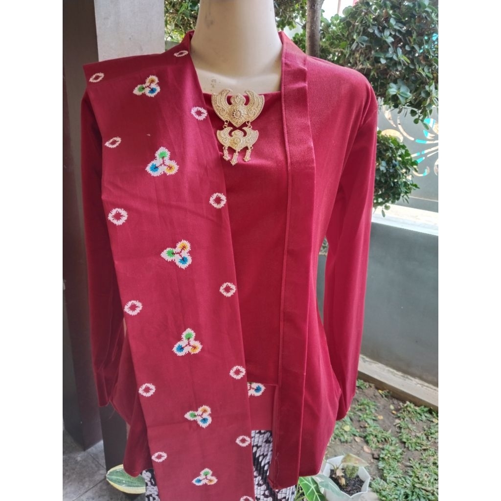 Siap Kirim  Atasan Kebaya Adat jawa Bludru Kebaya Kutubaru Pakaian Wanita Adat Jawa Kutubaru S - XXL