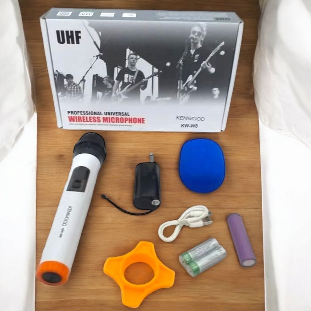 Mic Wirelles kenwood kw-w8 microphone wireless - single