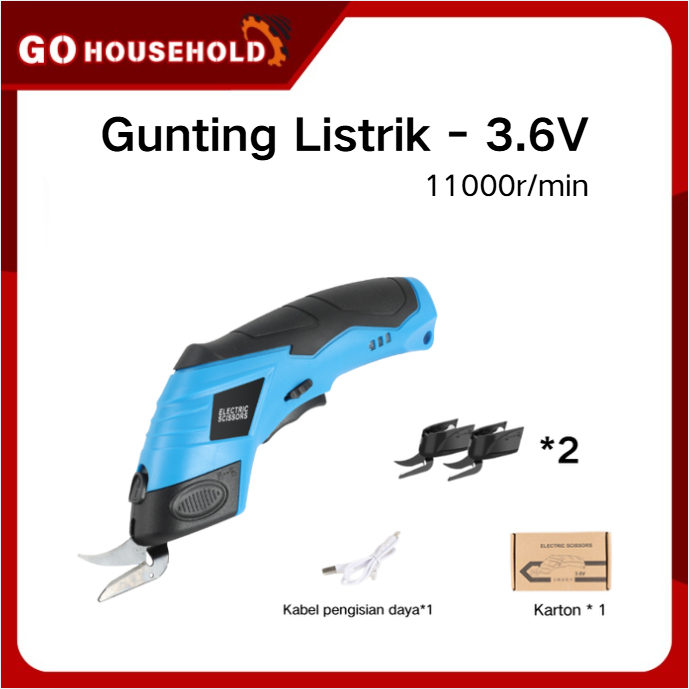 

Gunting Listrik Kain Tanpa Kabel Pemotong Isi Ulang USB Portabel Alat Pemotong Multifungsi DIY Multifungsi Untuk Karton Kain Kulit