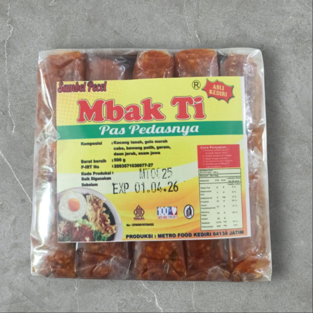 

Sambal Pecel MBAK Ti 500gram