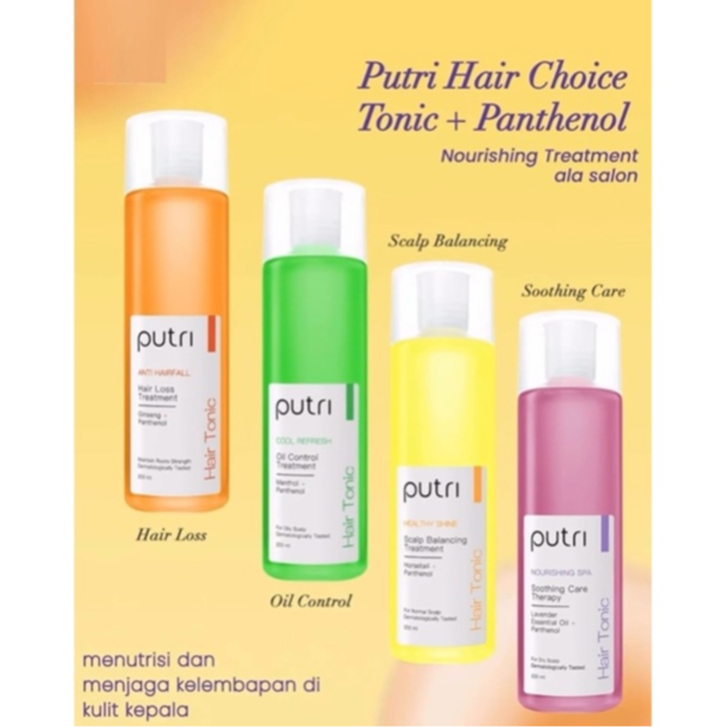 [200ml] Putri hair tonik rambut - hair tonic putri - hairtonik - hair tonic - penyubur rambut - hair
