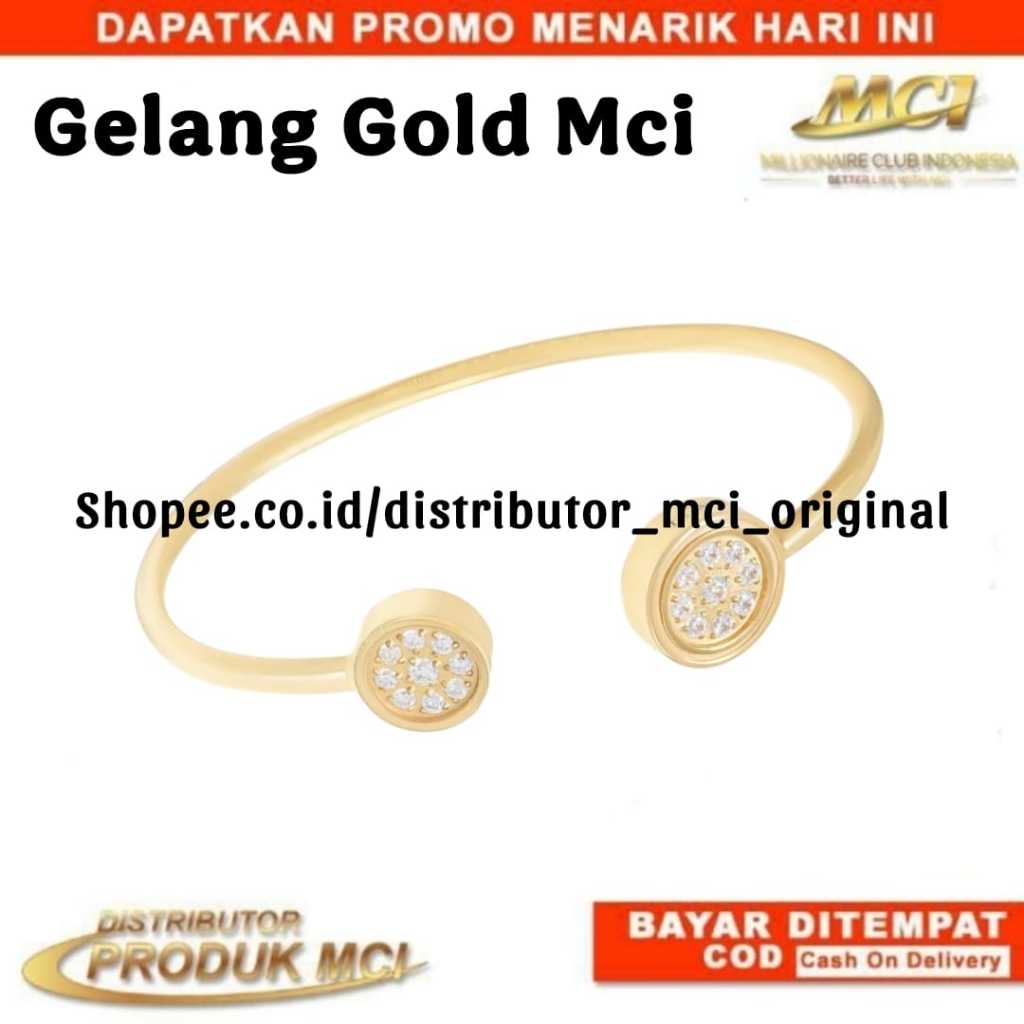 GELANG MCI GELANG KESEHATAN WANITA GELANG GOLD GELANG KESEHATAN ORIGINAL GELANG PENDANT MCI