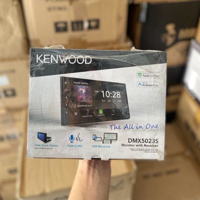 TERBARU KENWOOD DMX5023S APPLE CAR PLAY ANDROID AUTO USB MIRRORING BLUETOOTH HEAD UNIT DOUBLE DIN DM