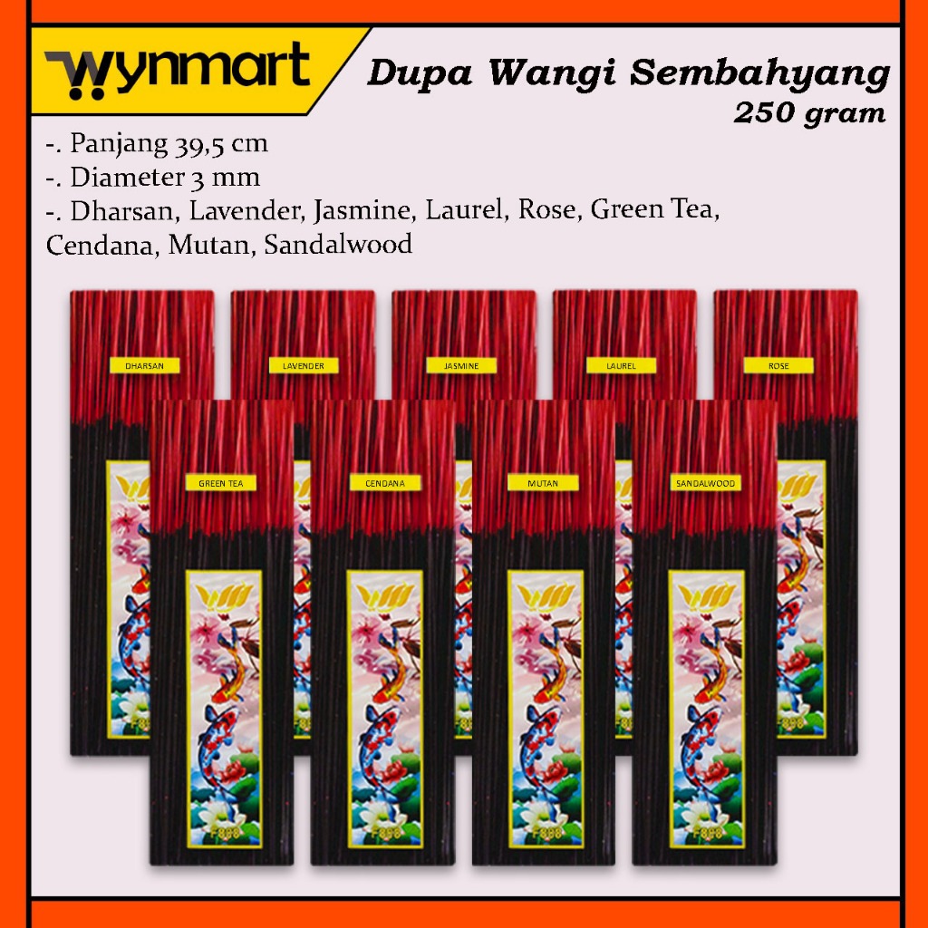 Dupa Wangi / Hio Wangi Sembahyang Hitam Isi 250 Gram