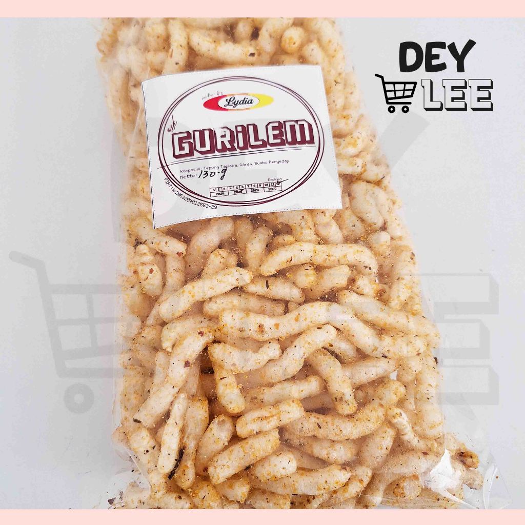 

Kerupuk Gurilem Pedas Asin Gurih LYDIA 130gr Kemasan Besar Cemilan Halal Bandung