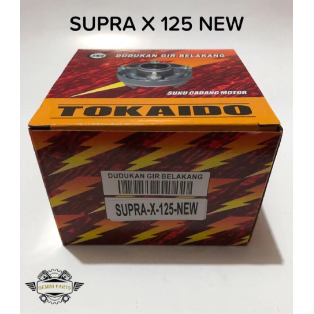 DUDUKAN GEAR NAP GIR BELAKANG SUPRA X 125 NEW DD HELM IN BLADE NEW TKD TOKAIDO