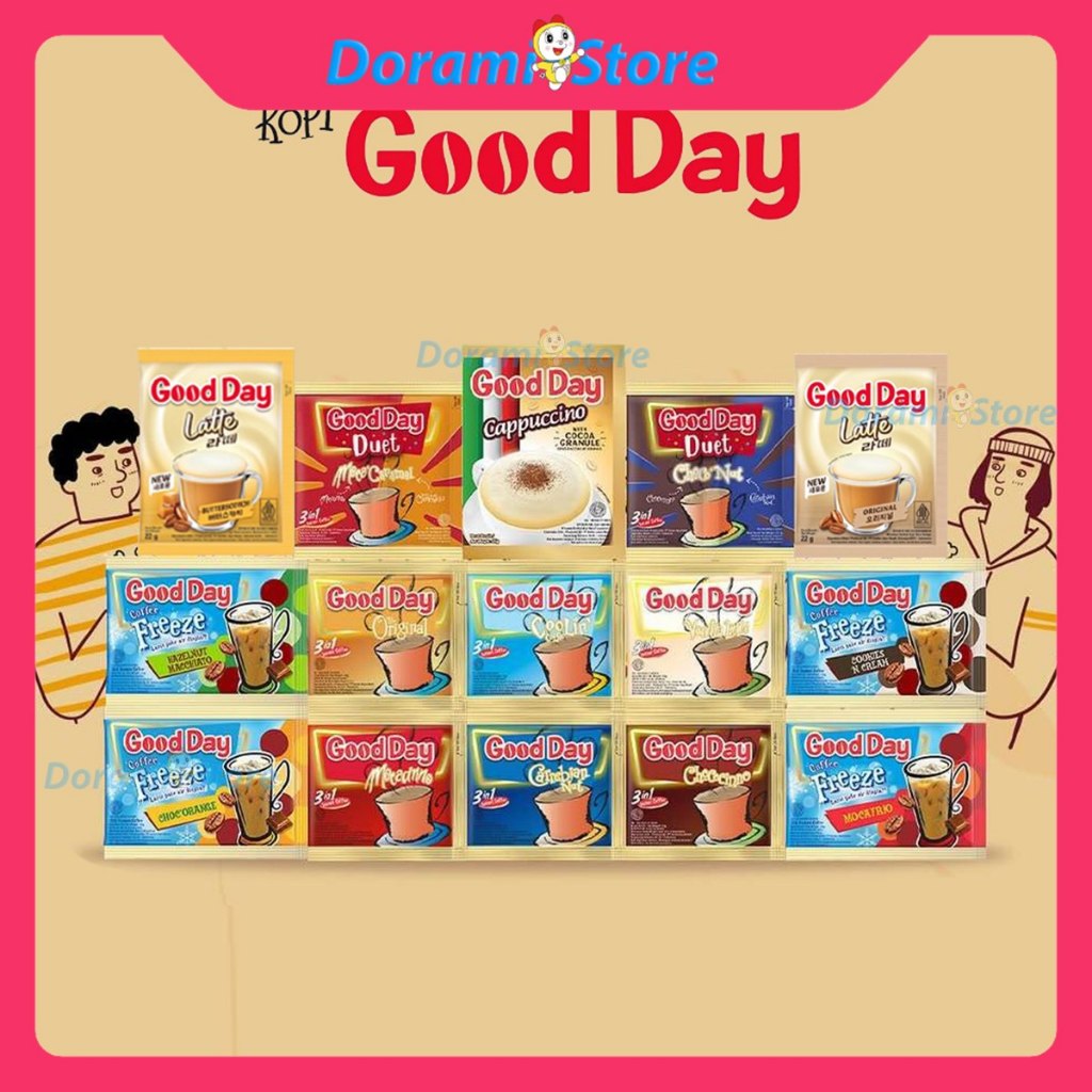 

Good Day Coffe / Good Day Freeze / Good Day Latte / Kopi Instan Kemasan Renceng