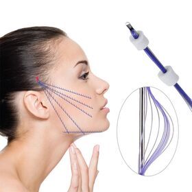 (2pcs)Korea Multi benang 23G 38mm Mono PDO benang Multi PDO benang pengangkat wajah