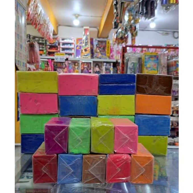 Lilin Mainan Besar Edukasi Anak Warna Warni Besar Plastisin (1 PCS )