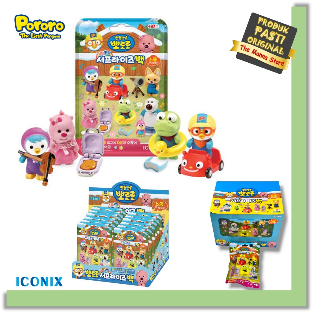 PORORO FRIENDS BLIND BAG - Random Blind Box Pororo the Little Penguin Original Iconix Korean Toys An