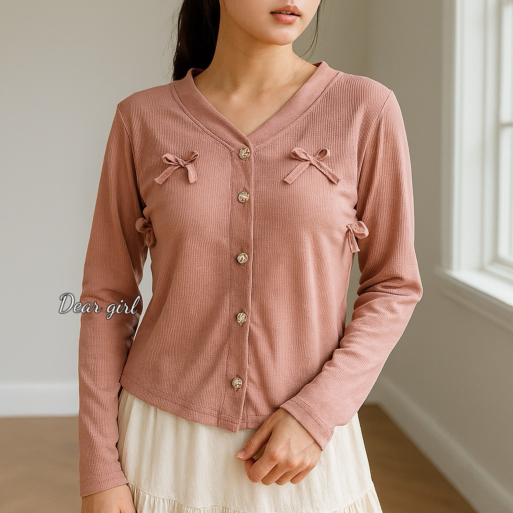 Dear Girl - Lavinia Cardigan Pita Coquette / Cardigan Coquette / Cardigan Knit / Cardigan Pita / Car