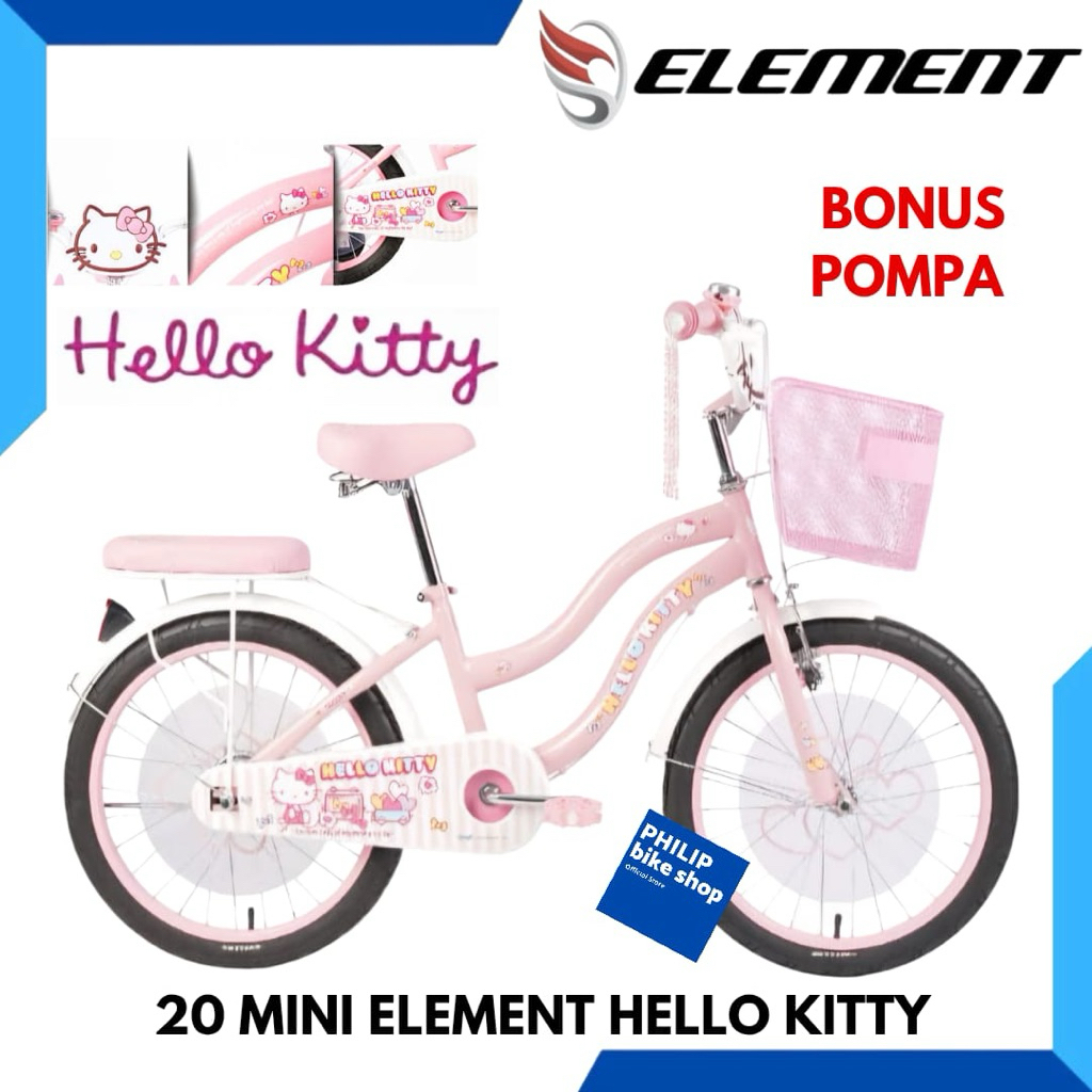 Sepeda Anak 20 Inc Mini Element Hello Kitty
