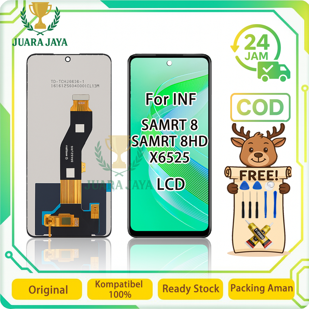 LCD FOR INFINIX SMART 8/8PRO/SPARK 20C/SPARK GO 2024/HOT 40I FULSET Touchscren LCD HP OG TOUCHSCREEN