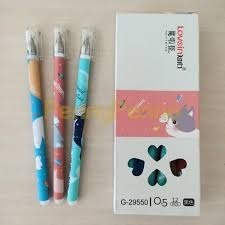 

BOLPOINT/PULPEN/PENA HAPUS LOVEIN GEL HITAM KARAKTER LUCU