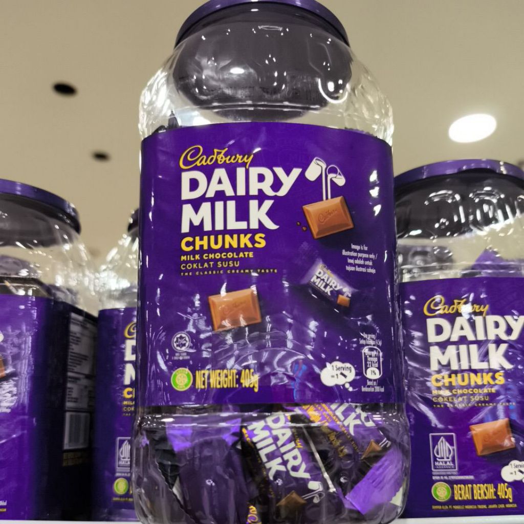 

PROMO Cadbury neaps jar 405gr isi banyak exp 11.06.2026