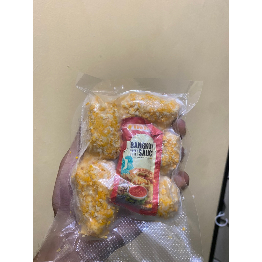 

DIMSUM UDANG KEJU FROZEN ISI 5PCS FREE SAOS BANGKOK