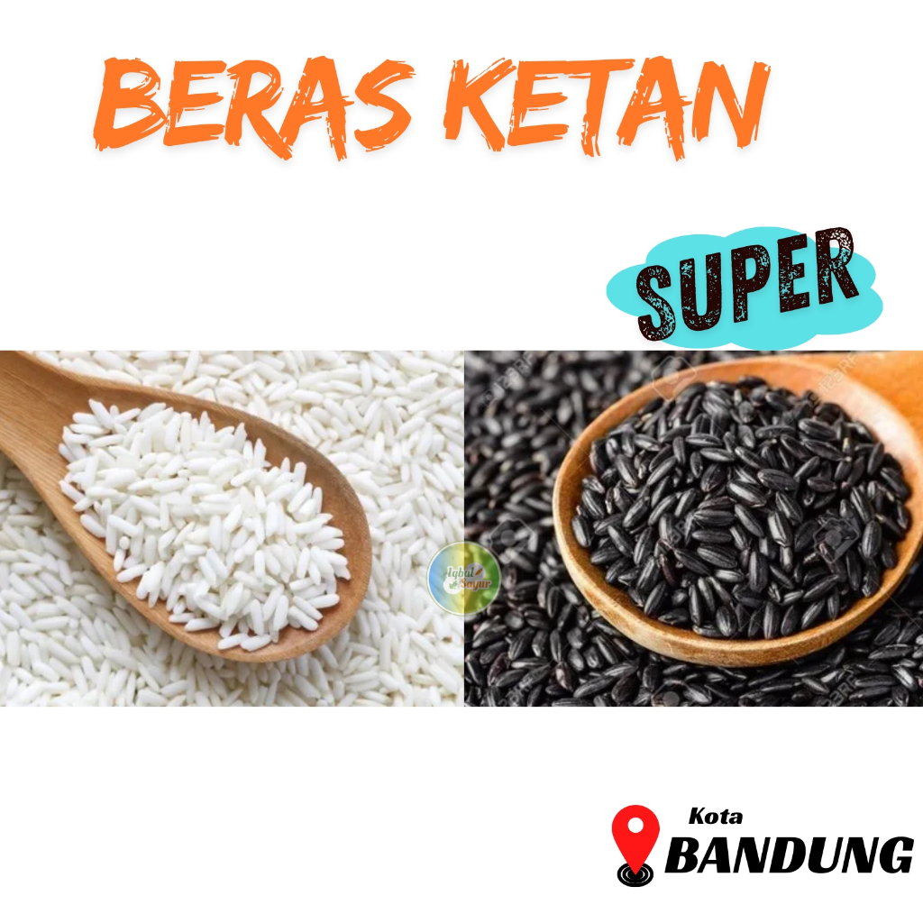 

Beras Ketan Putih Dan Hitam Super Bandung