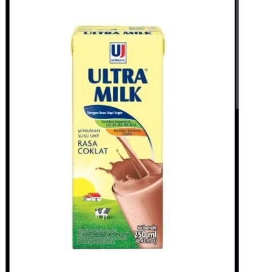 

Susu UHT ultra 250ml Coklat