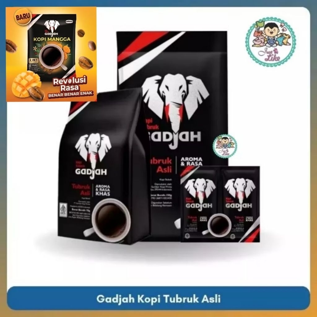 

Kopi Gadjah Tubruk / Good Day Freeze Sachet Renteng dan Pouch