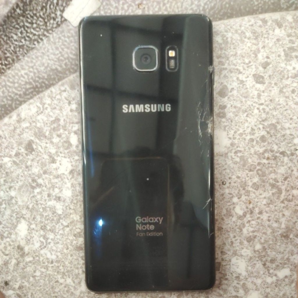 Samsung NOT FE n935f/DS mesin normal minus lcd pecah