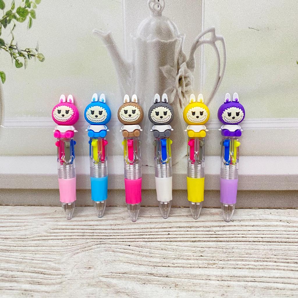 

PULPEN CETEK 4 WARNA LABUBU pena lucu tinta hitam bisa COD pen imut keren pulpen unik atk kebutuhan anak sekolah termurah import