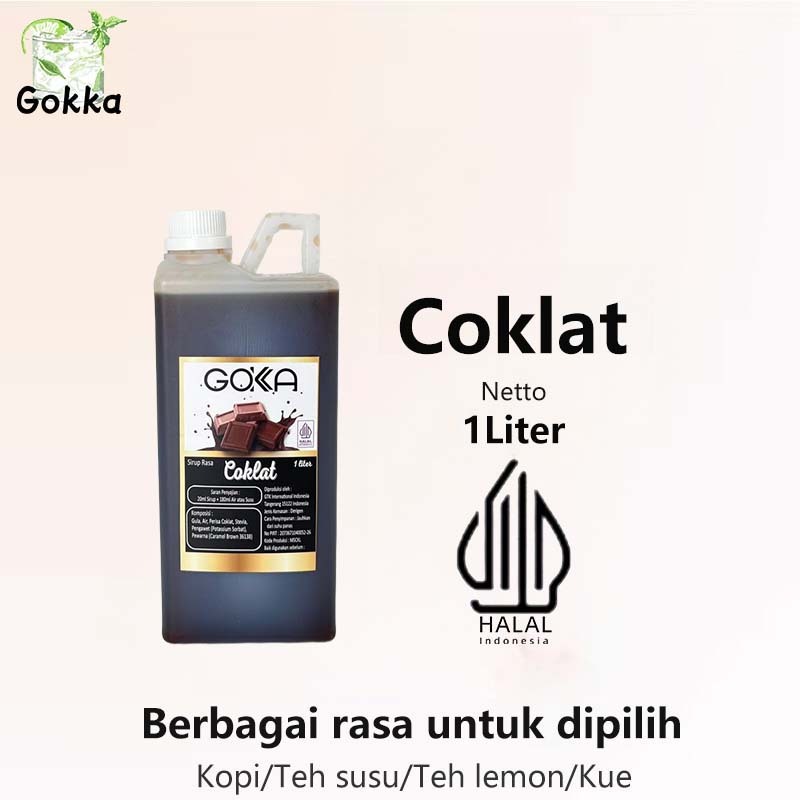 

Gokka Coklat Syarup 1l - Sirup Coklat Gokka - Halal