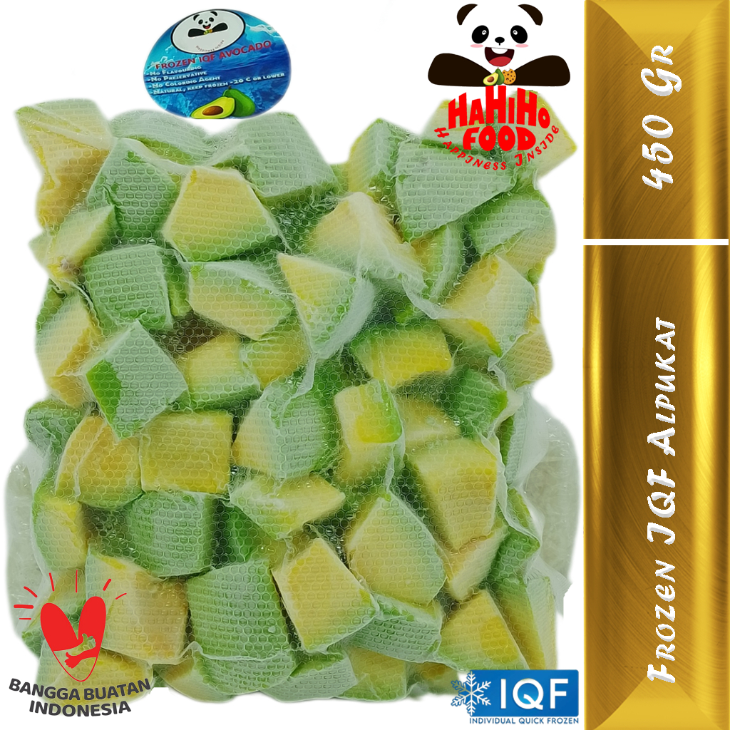 

HaHiHo FOOD Frozen IQF Alpukat | Frozen Alpukat Beku IQF | Frozen Alpukat Mentega Beku | Frozen IQF Avocado Premium Quality 450 gr