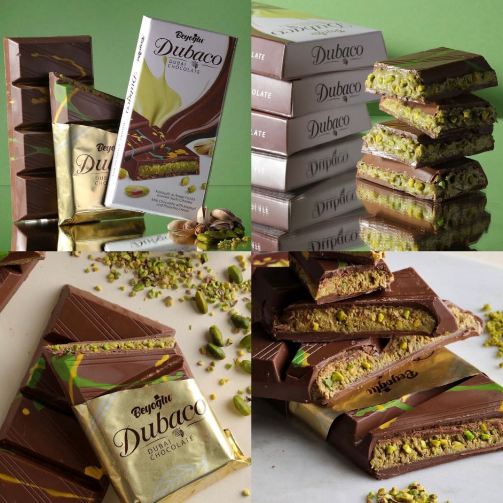

Beyoglu Dubaco Coklat Dubai Pistachio | Dubai Chocolate | Dubai Çikokata Türkiye Turkey Turki
