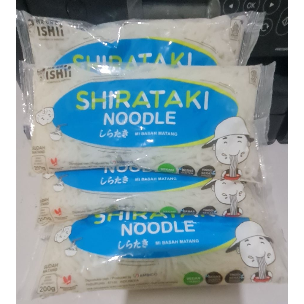 

Mie Shirataki Basah / Wet Shirataki / Mie Shirataki / Mie Diet Sehat