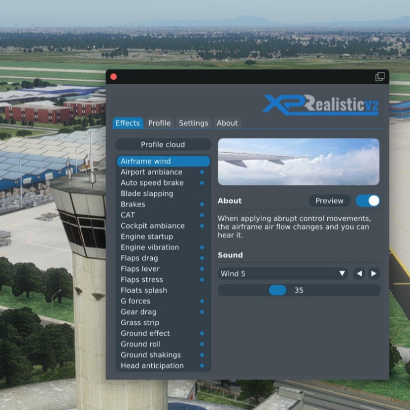 XRealisticV Effects SoundX | X-Plane11 / X-Plane12 Addon - rkApps XPRealistic v2