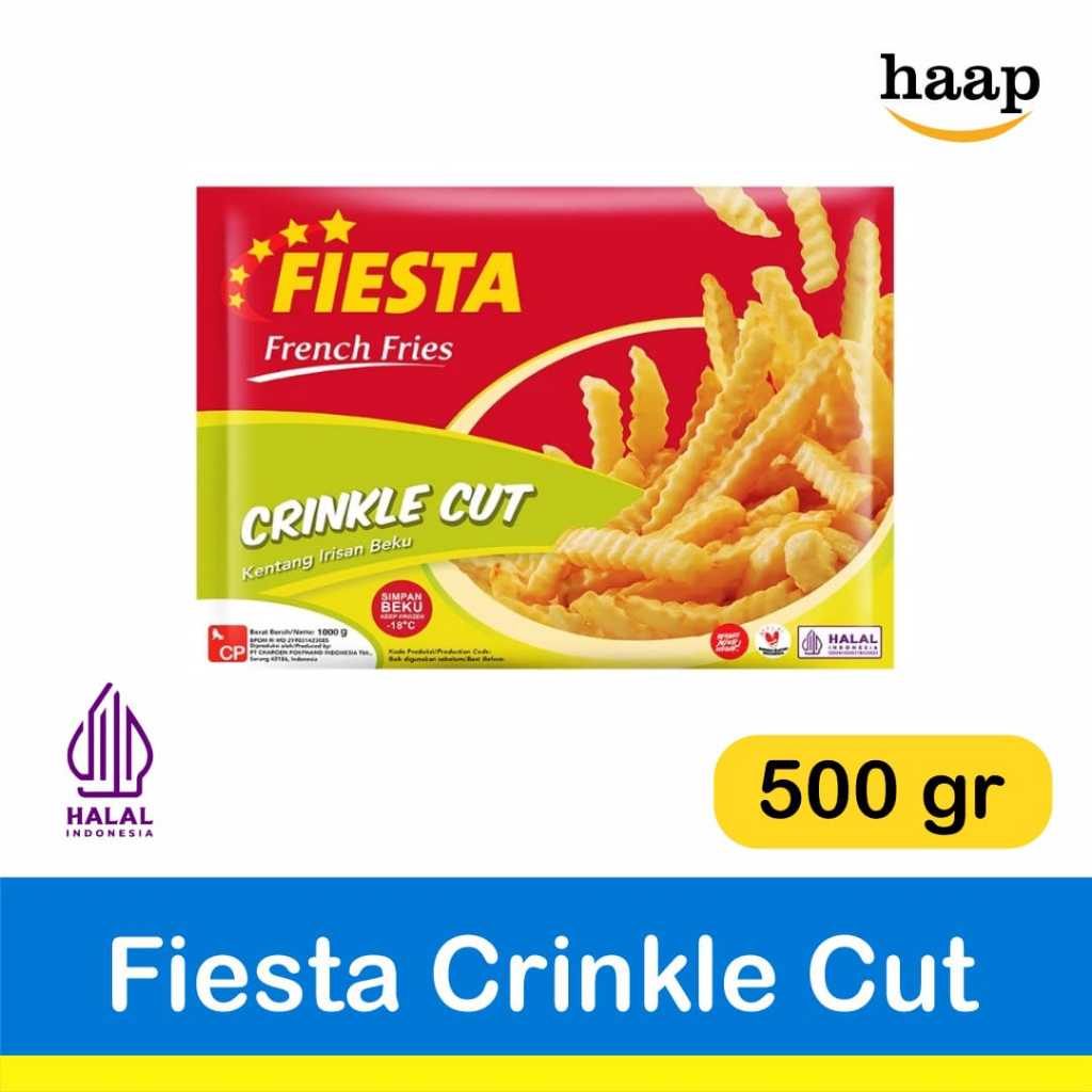 

Fiesta Kentang Crinkle Cut 500gr