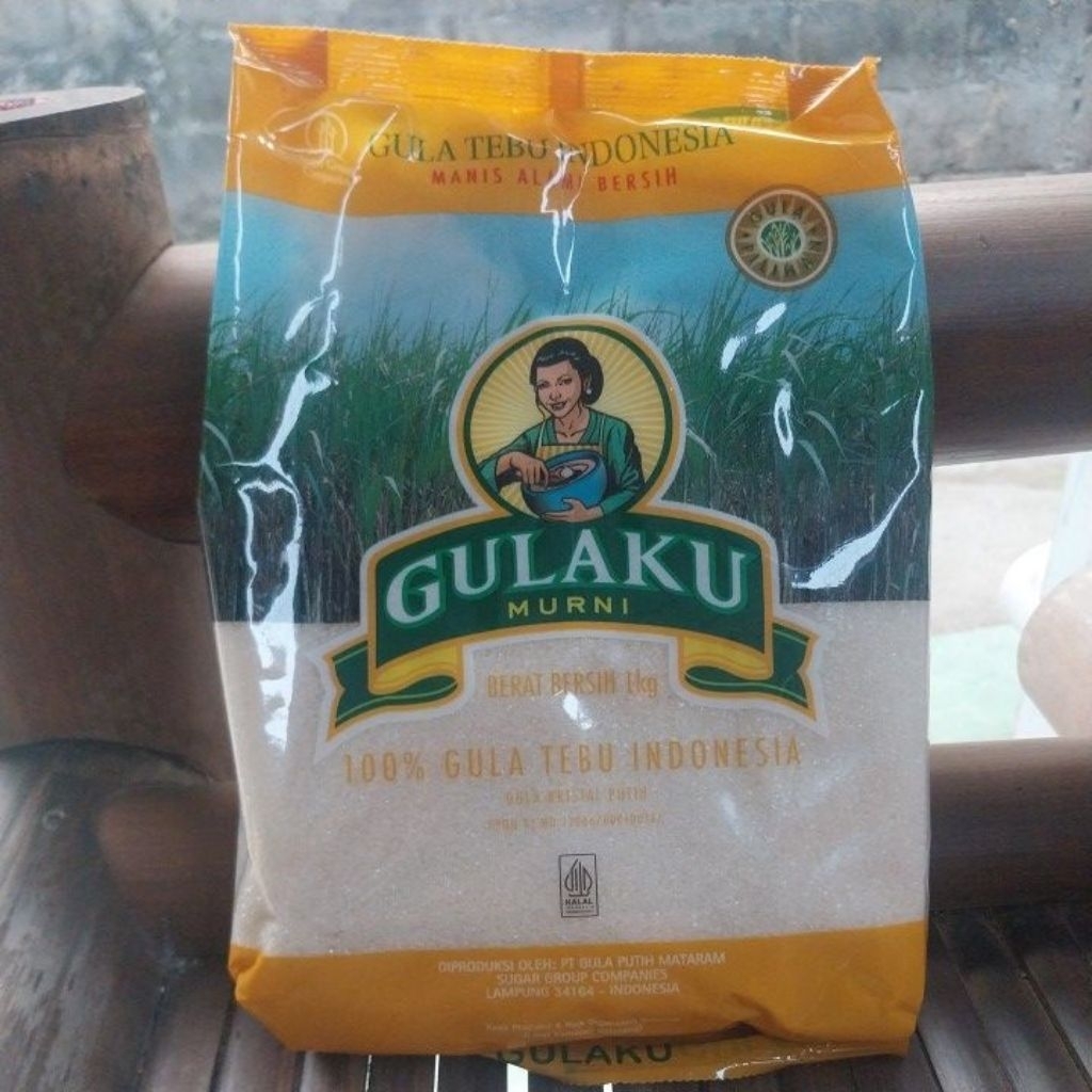 

gulaku kuning 1kg, gulaku murni, gula tebu indonesia