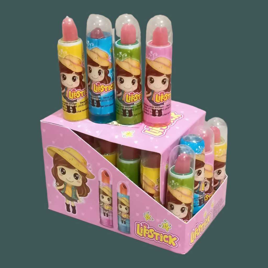 Ranjani Lipstik Permen Bentuk Lipstik [24 pcs/box]