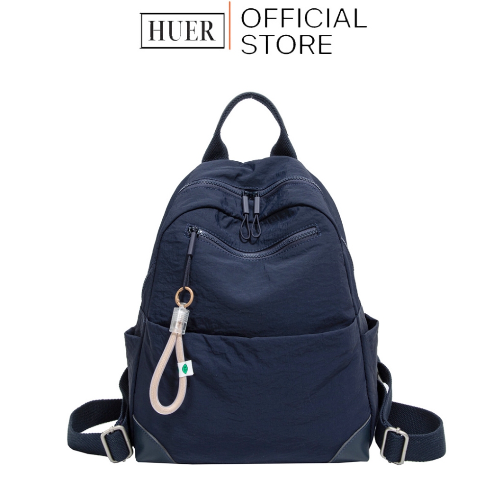 HUER ~ Tas Ransel Wanita Kevara Durable Nylon Backpack 9536-624 #8909