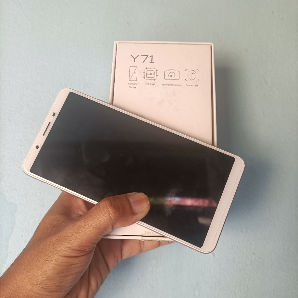 HP HANDPHONE UNIT VIVO Y71 RAM 3/32 GB ORIGINAL NORMAL MINUS ( CEK DESKRIPSI DI BAWAH )
