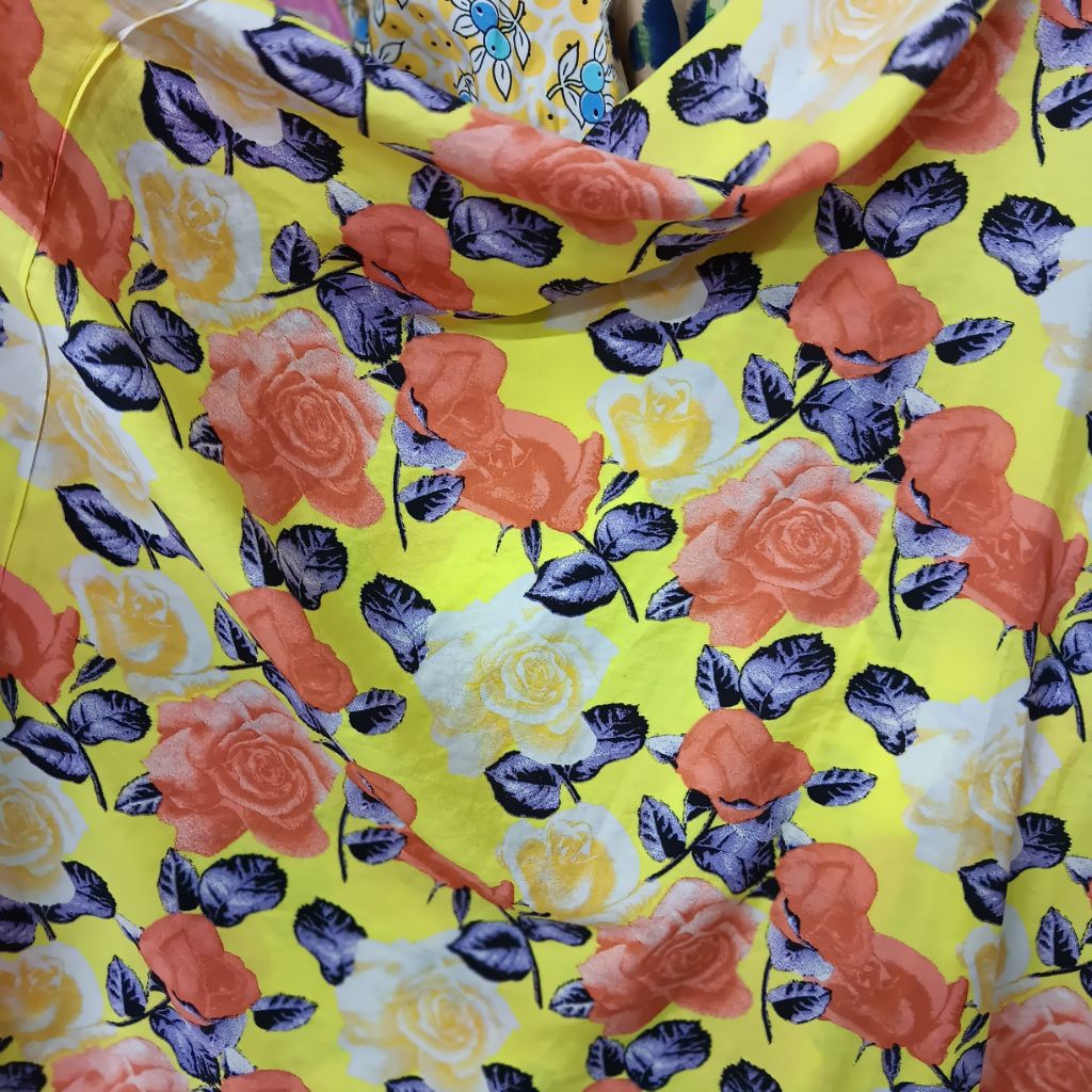 Kain Katun Silky motif  dan Ringan Kain Katun Silky Import Lembut untuk Hijab dan Gamis
 Kain Katun 