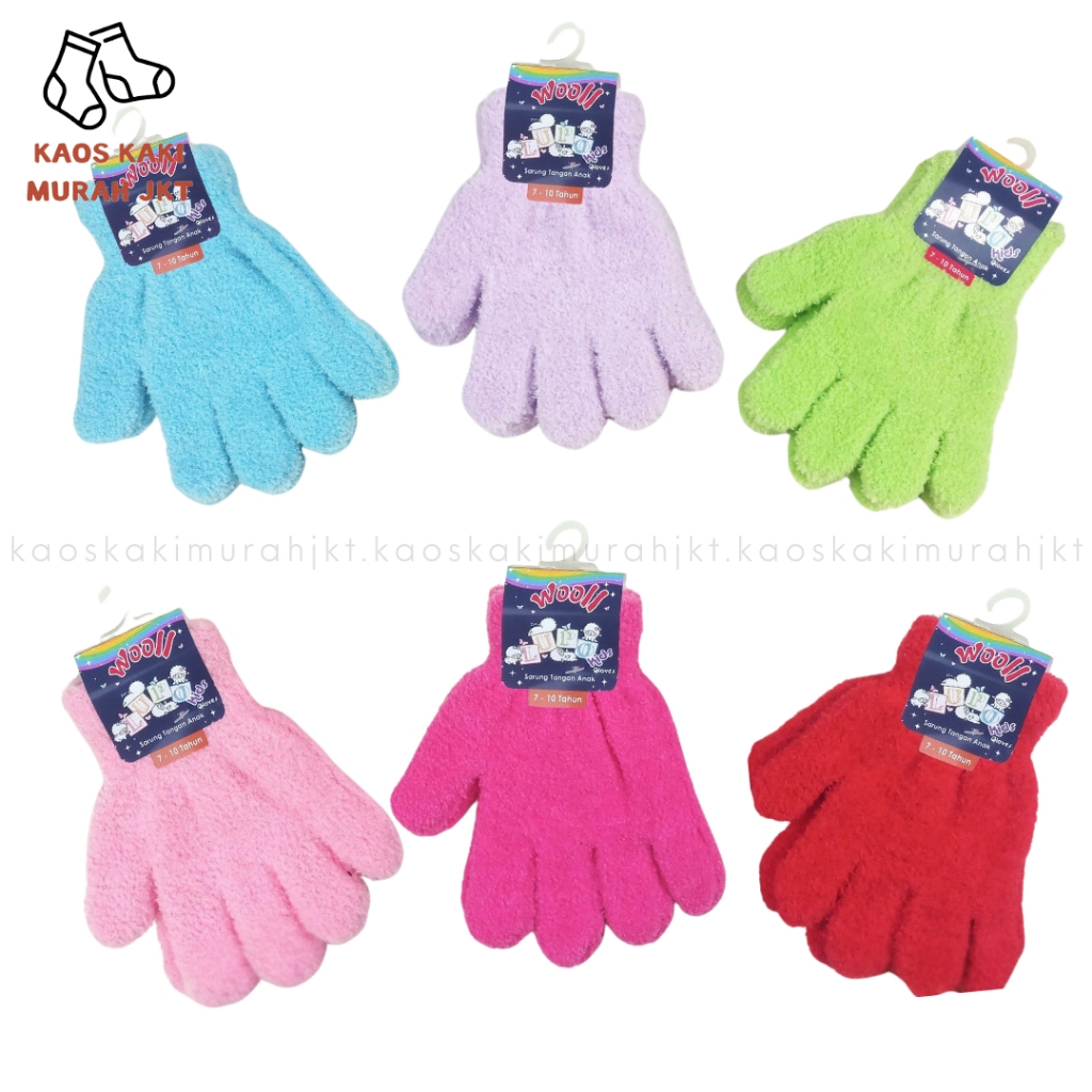 KAOSKAKIMURAHJKT - Sarung Tangan Anak Umur 6-10 Tahun