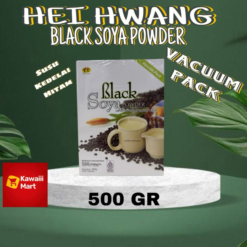

hei hwang black soya powder susu kedelai hitam 500 gr Halal