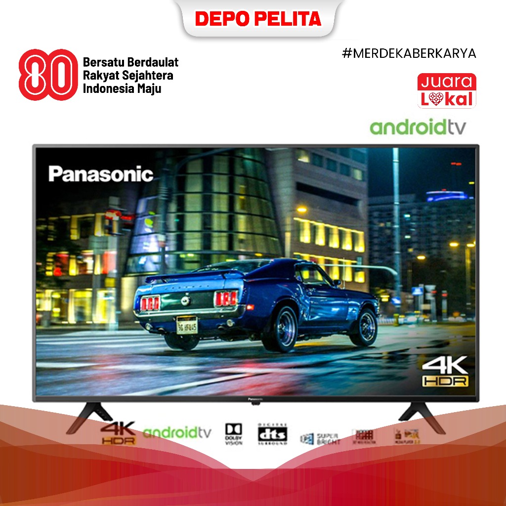 Panasonic 55 Inch LED TV 4K HDR Smart Google TV TH55MX650G